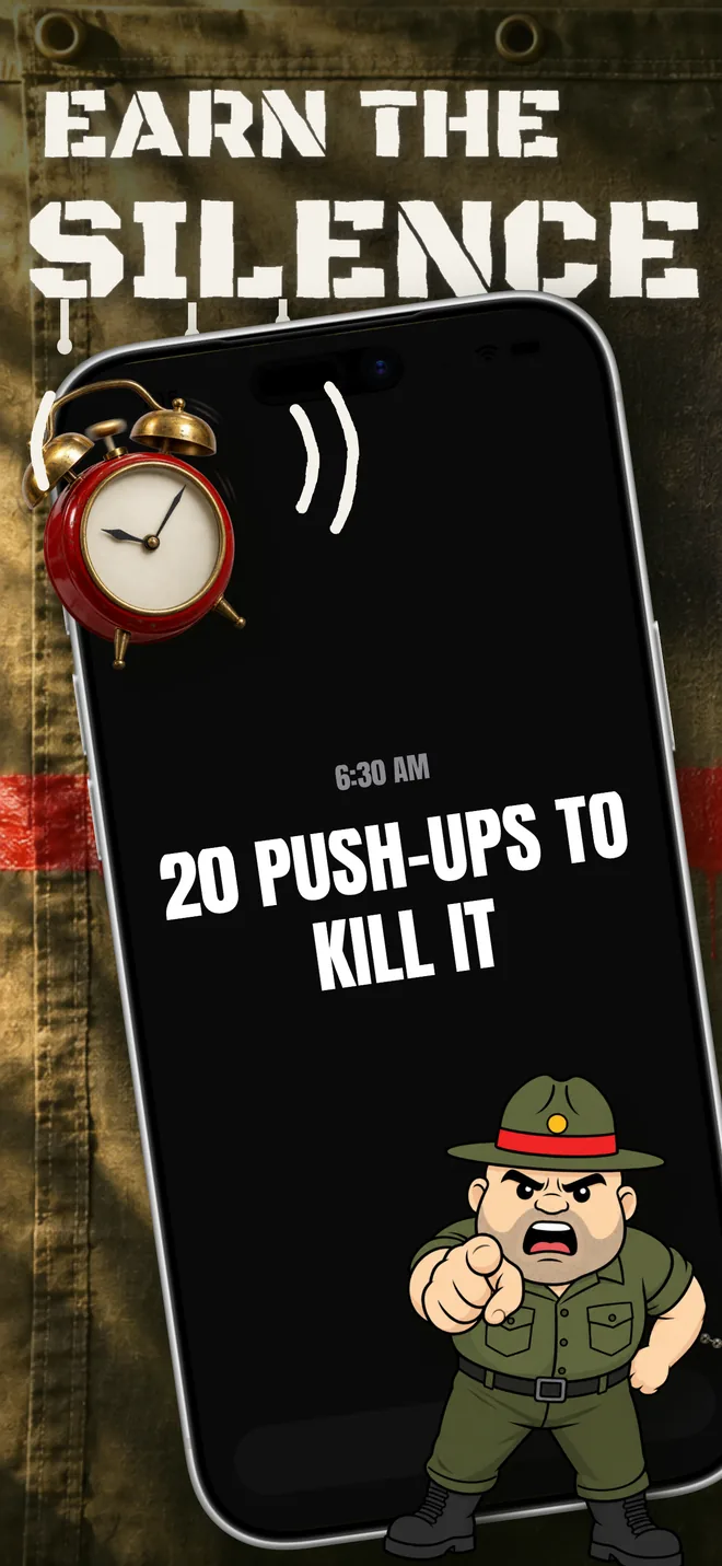 Example generated alarm app screenshot 1